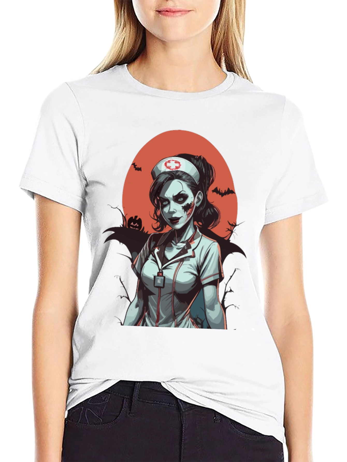 Zombie Nurse Halloween T-Shirt