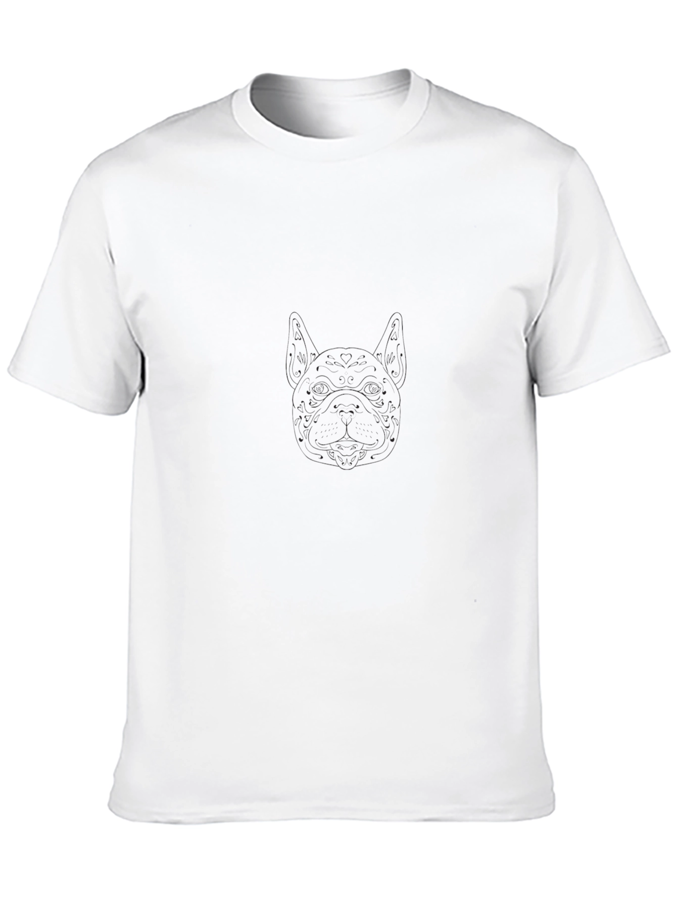 Mens Classic Black Crew Neck T-Shirt