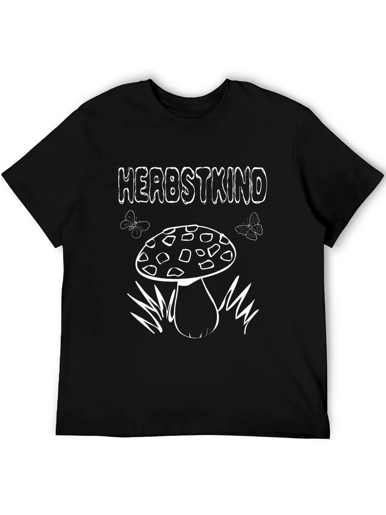 Herbstkind Mushroom Graphic Tee - Fall Season T-Shirt