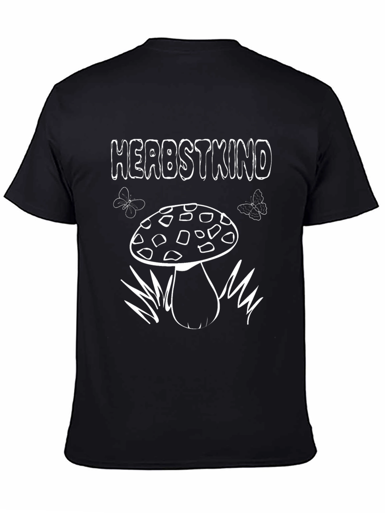 Herbstkind Mushroom Graphic Tee - Fall Season T-Shirt