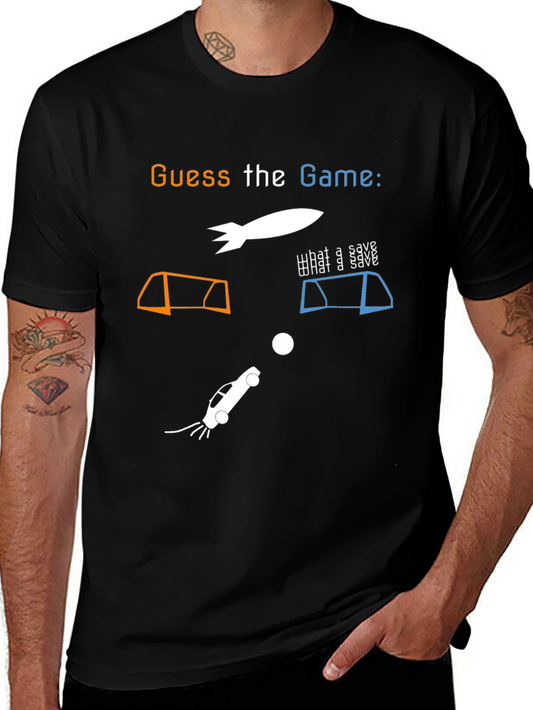 Guess the Game T-Shirt: Rocket Car Soccer Tee