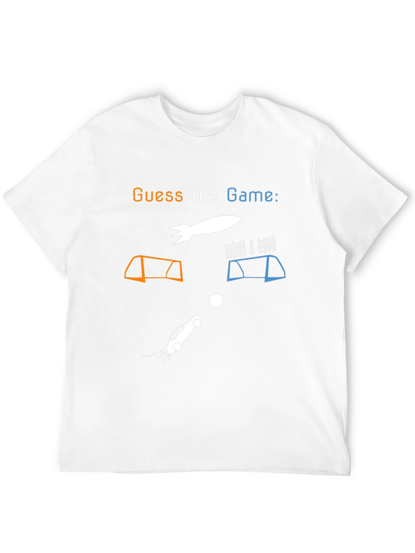 Guess the Game T-Shirt: Rocket Car Soccer Tee