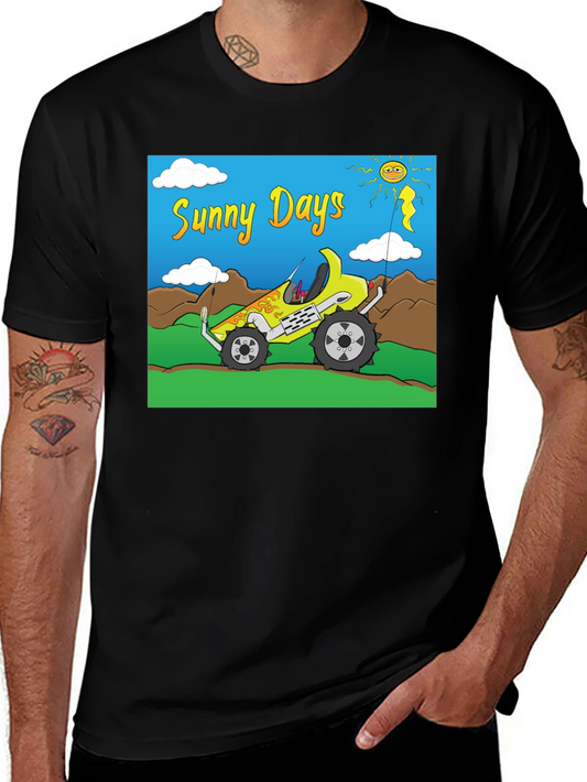 Sunny Days T-Shirt - Cartoon Car Design