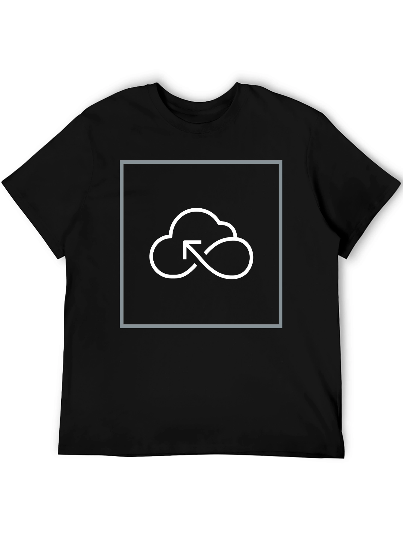 Cloud Upload Graphic Tee - Modern Style