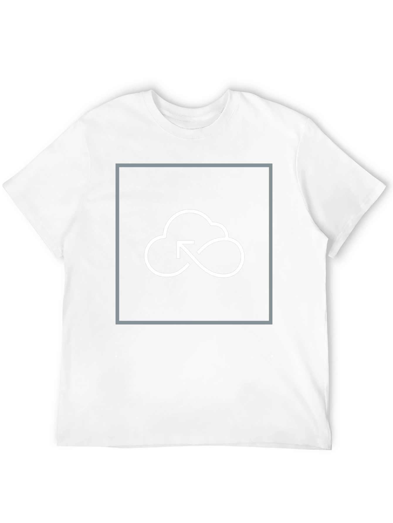 Cloud Upload Graphic Tee - Modern Style