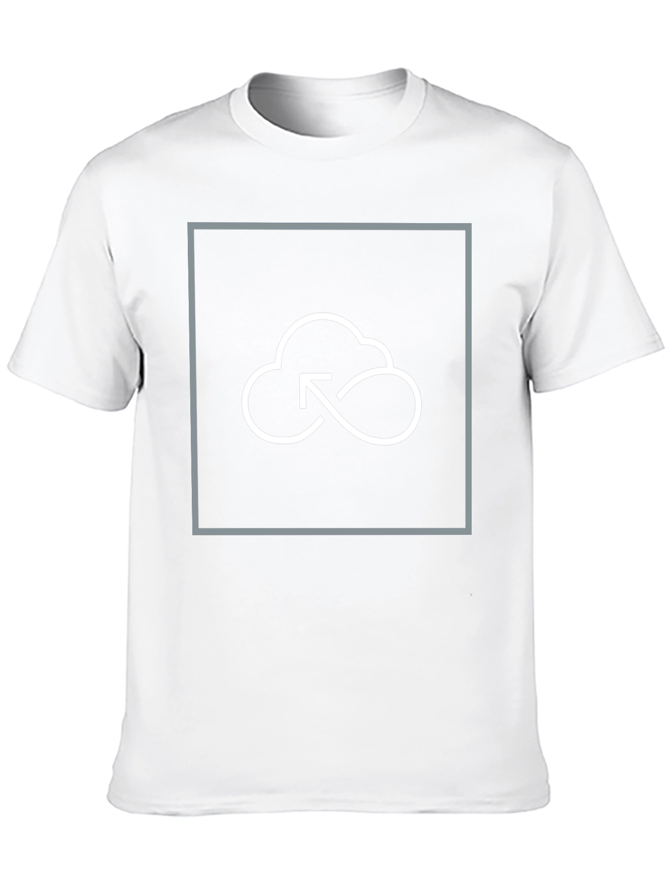 Cloud Upload Graphic Tee - Modern Style