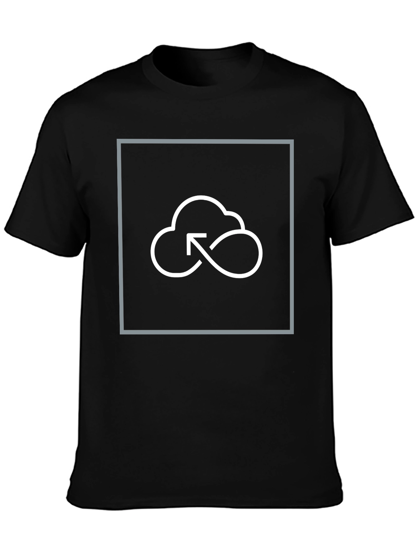 Cloud Upload Graphic Tee - Modern Style