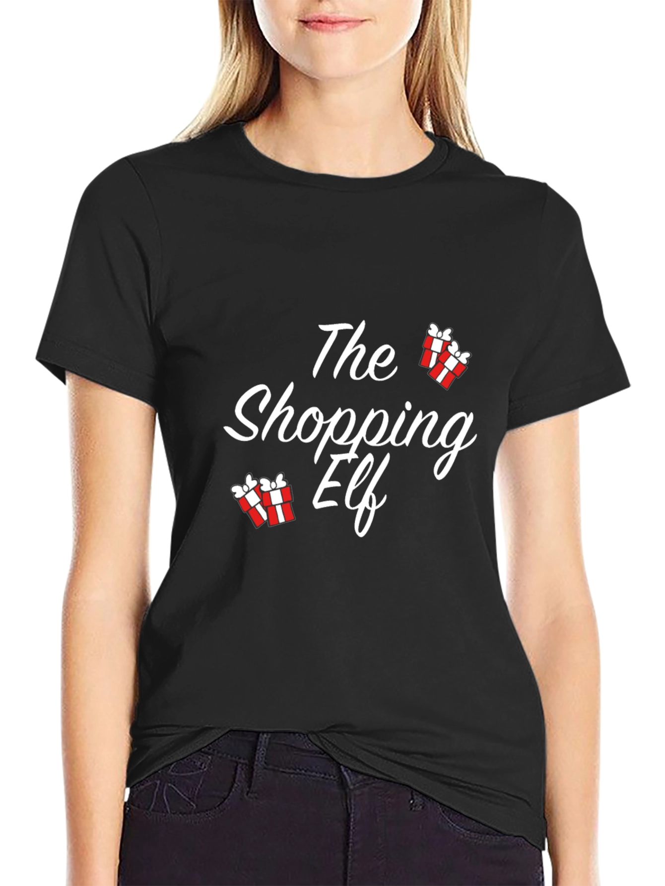 The Shopping Elf Christmas T-Shirt