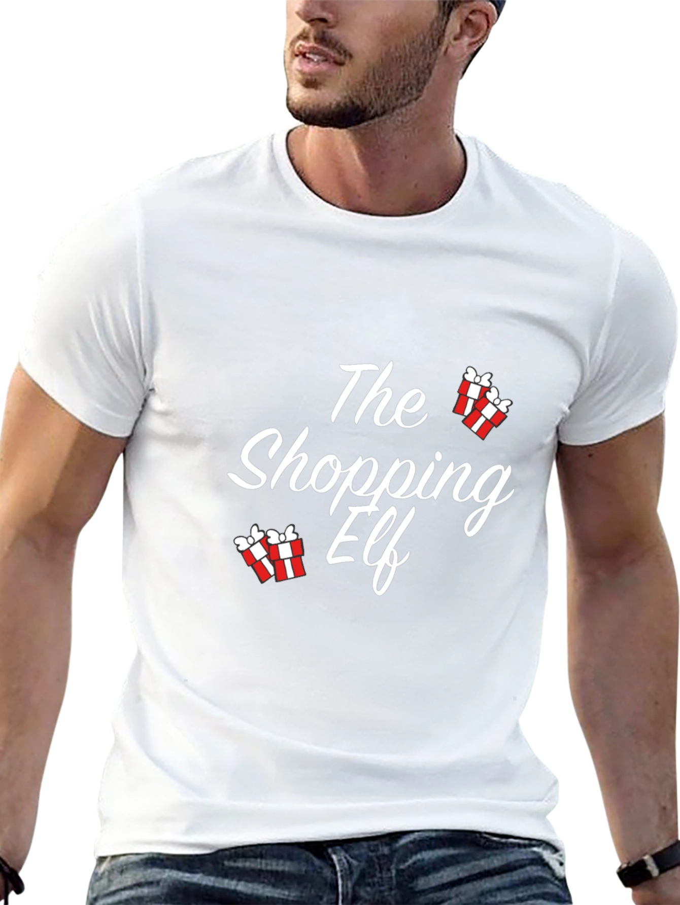 The Shopping Elf Christmas T-Shirt