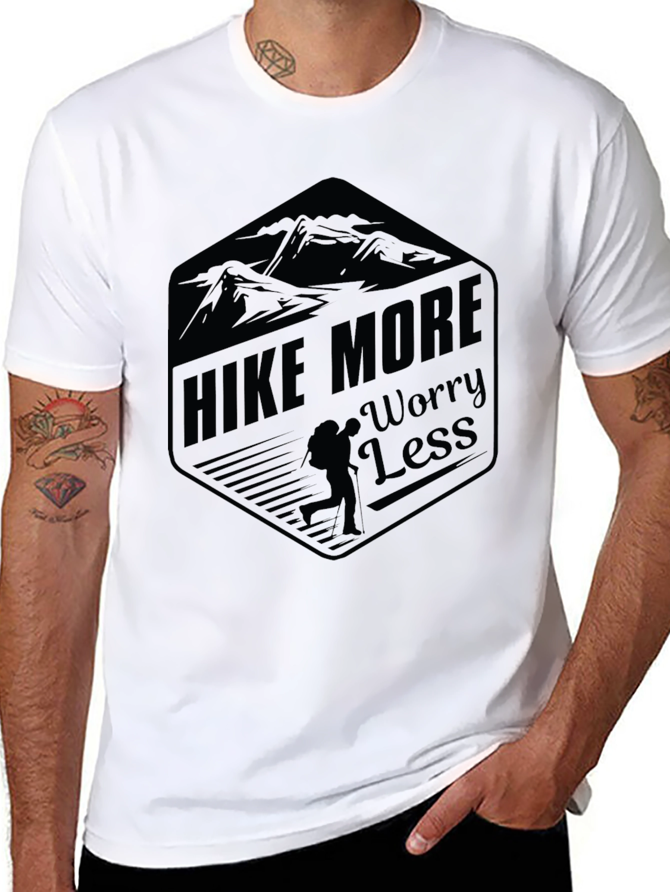 Hike More Worry Less Graphic Tee