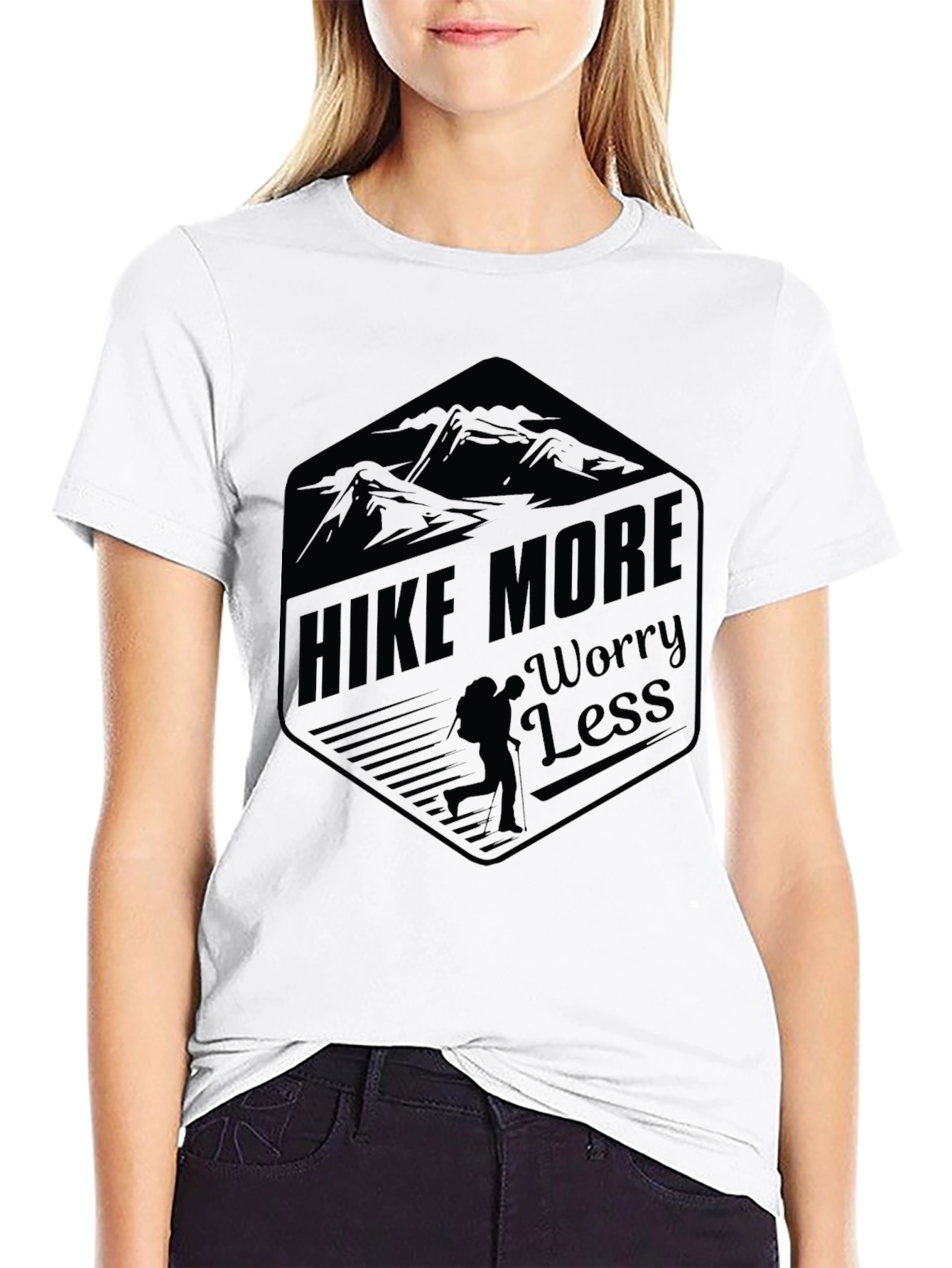 Hike More Worry Less Graphic Tee
