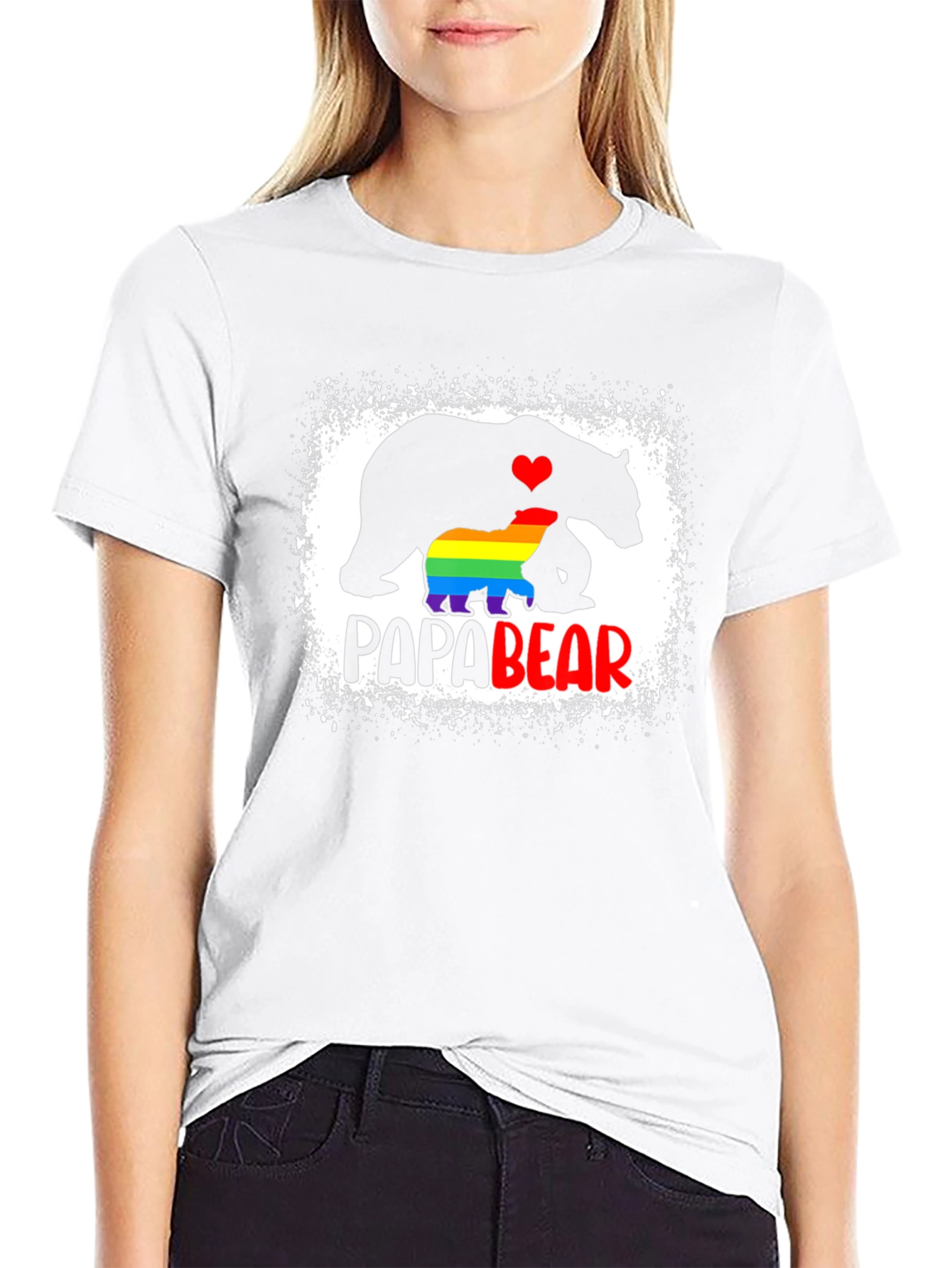 Papa Bear LGBT Pride T-Shirt