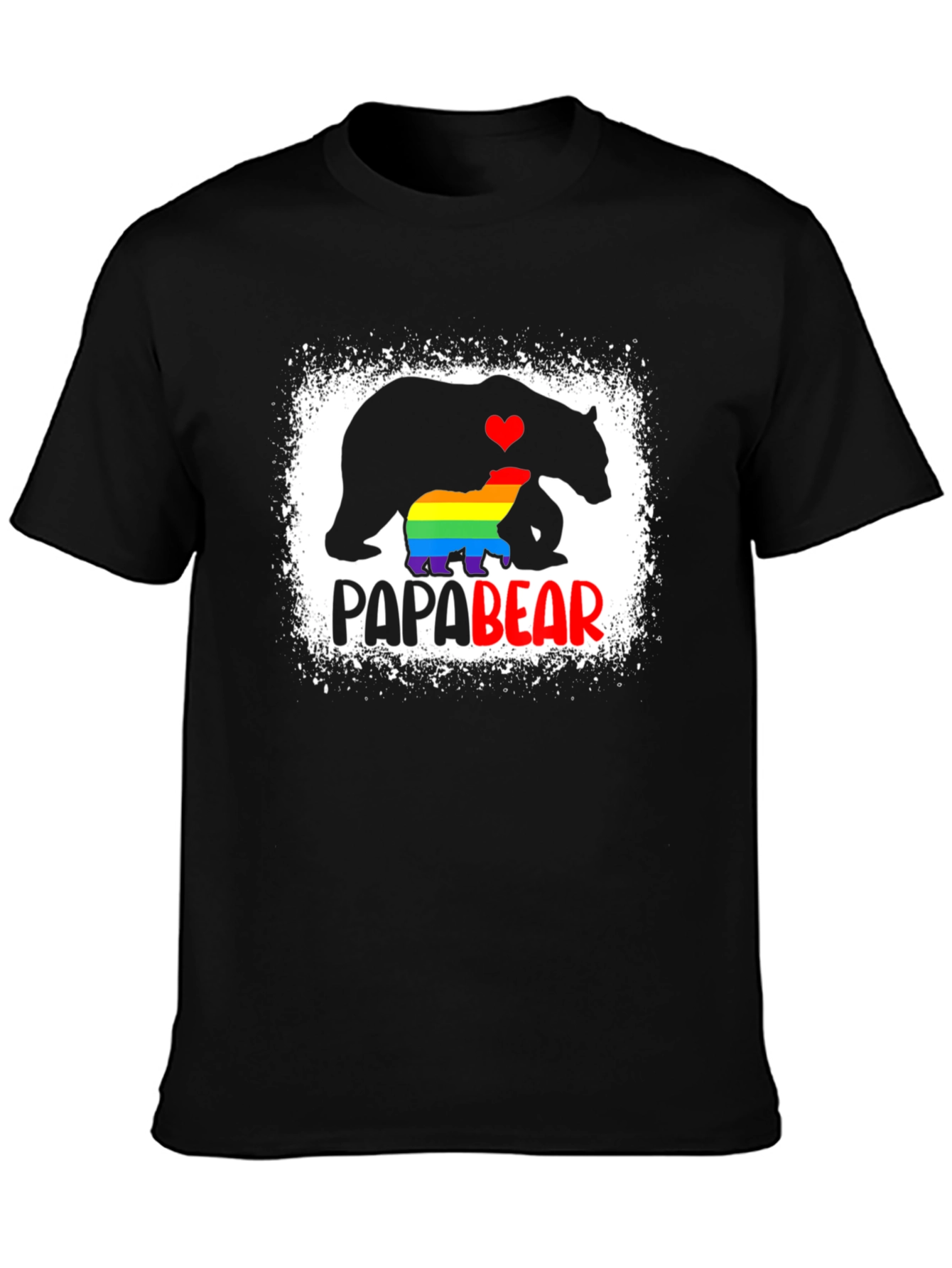 Papa Bear LGBT Pride T-Shirt