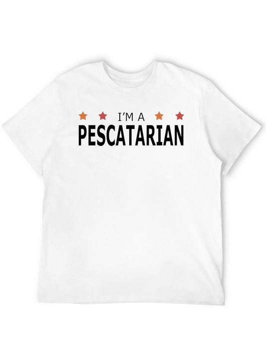 Im A Pescatarian Black T-Shirt