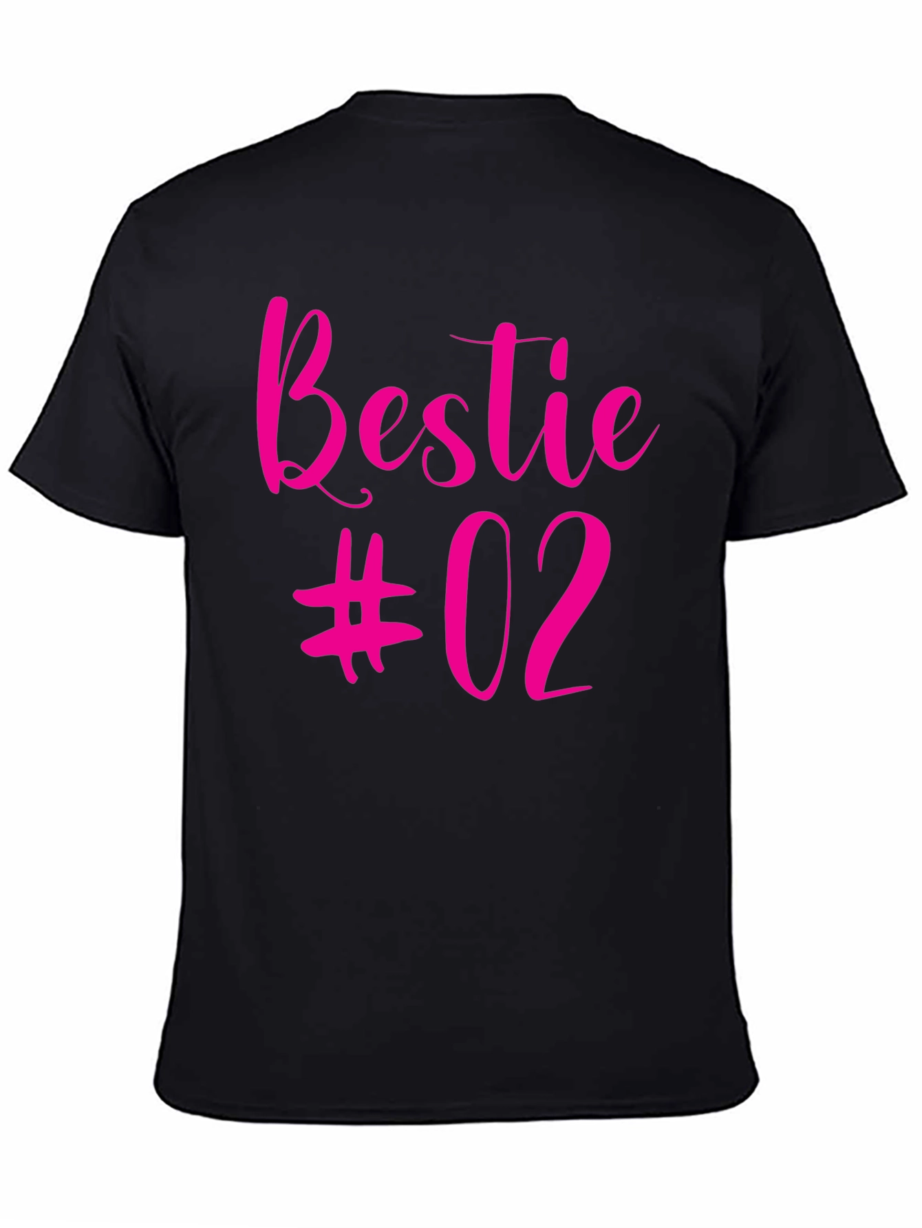 Bestie #02 Black Graphic Tee