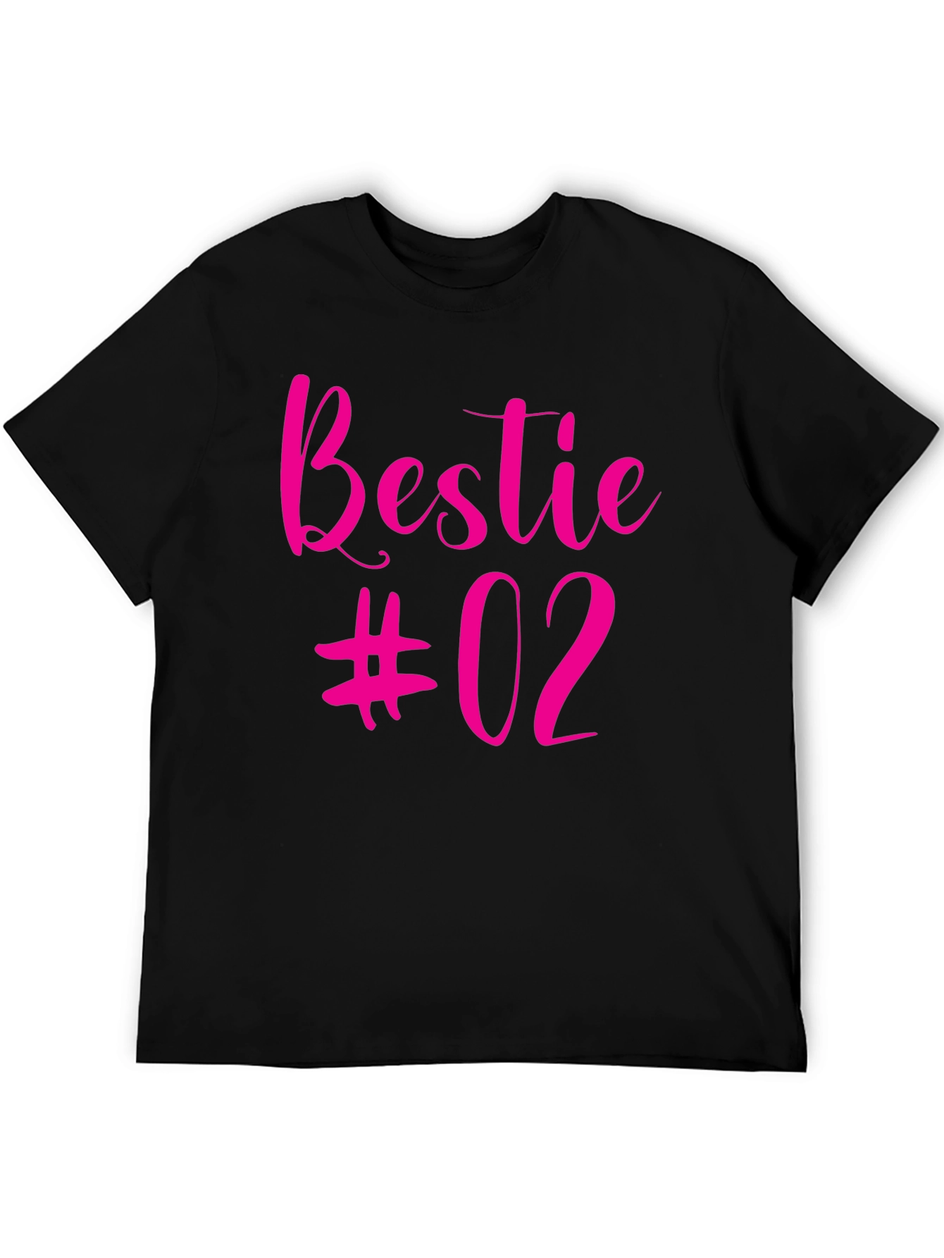 Bestie #02 Black Graphic Tee