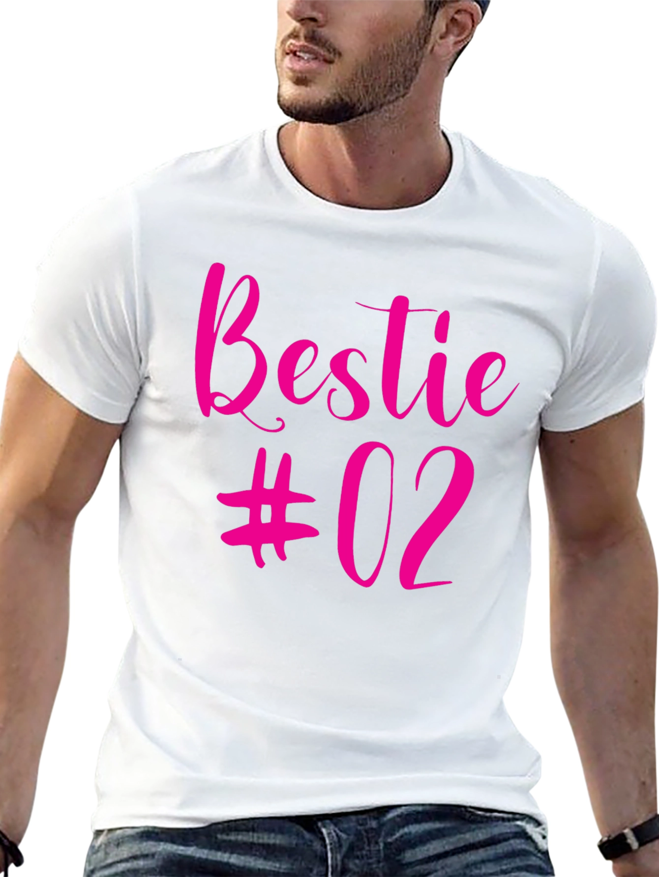 Bestie #02 Black Graphic Tee