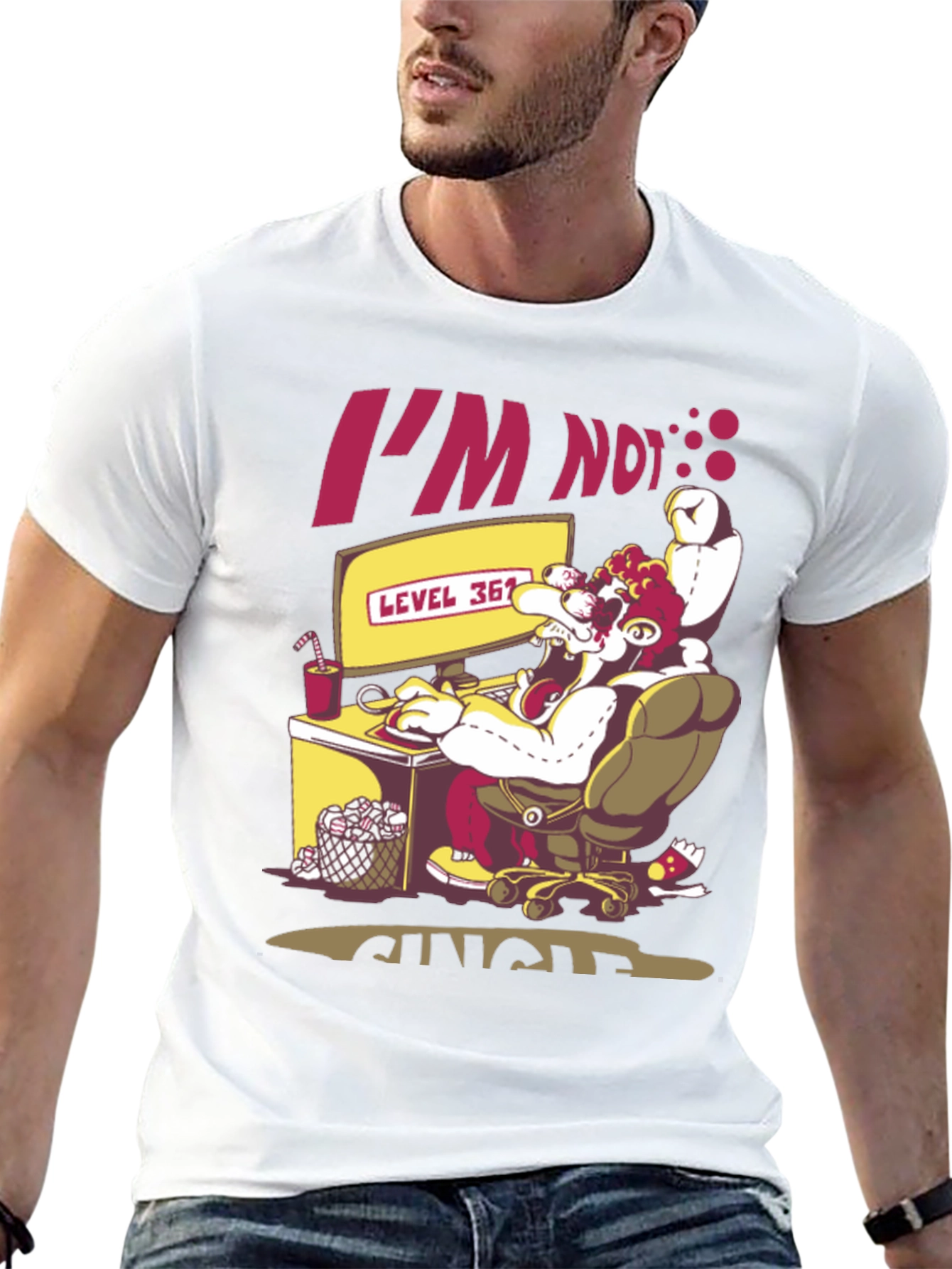 Im Not Single Level 36! Gamer T-Shirt