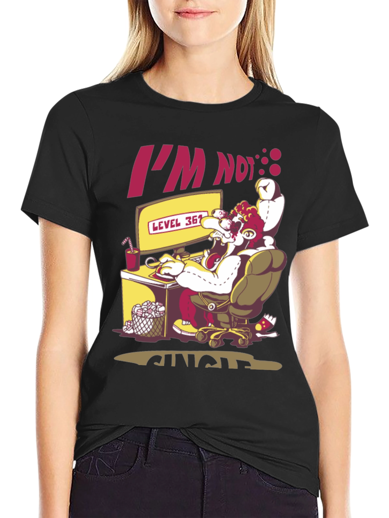 Im Not Single Level 36! Gamer T-Shirt