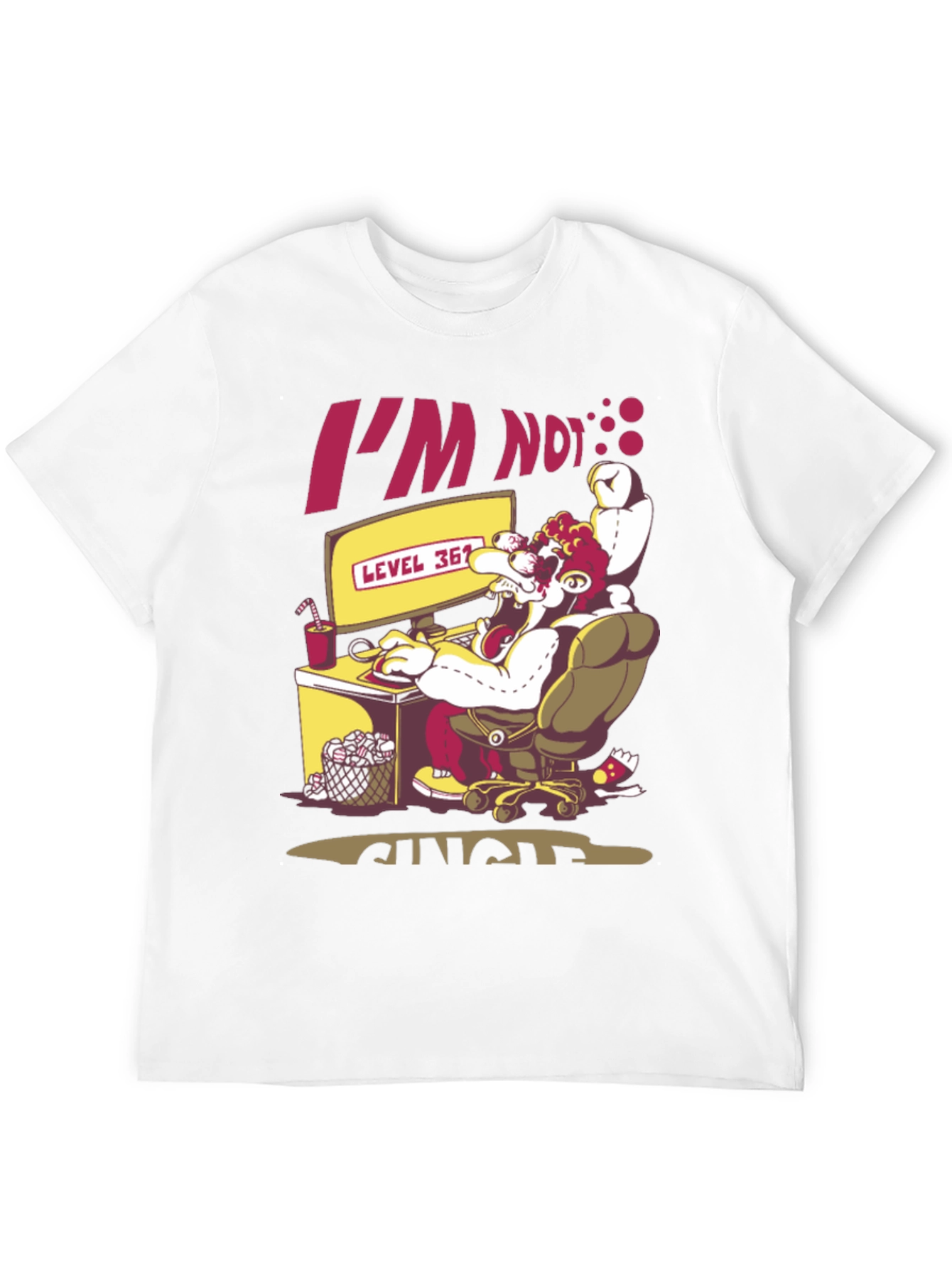 Im Not Single Level 36! Gamer T-Shirt
