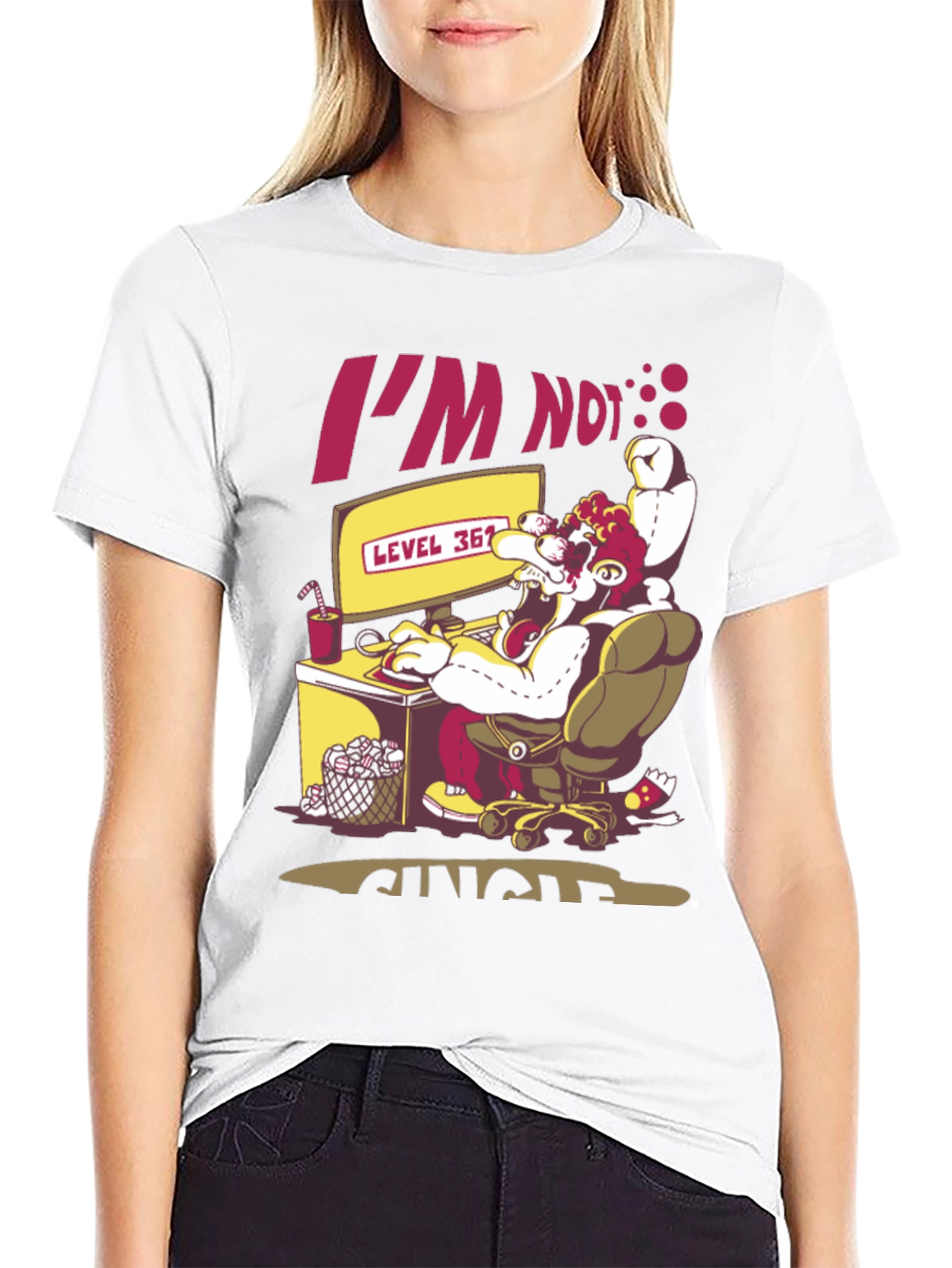 Im Not Single Level 36! Gamer T-Shirt