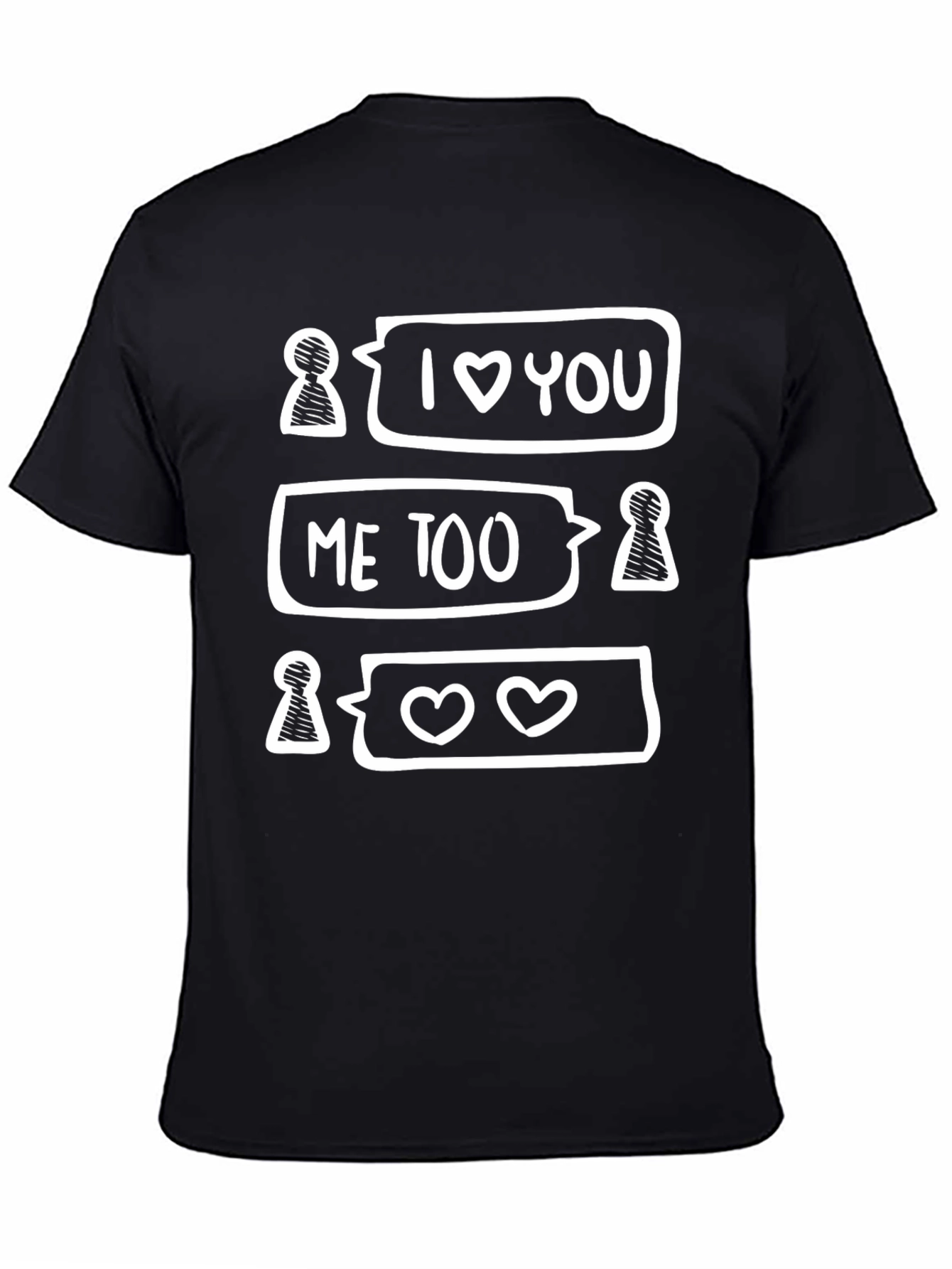 I Love You T-Shirt Funny Matching Couple Shirt