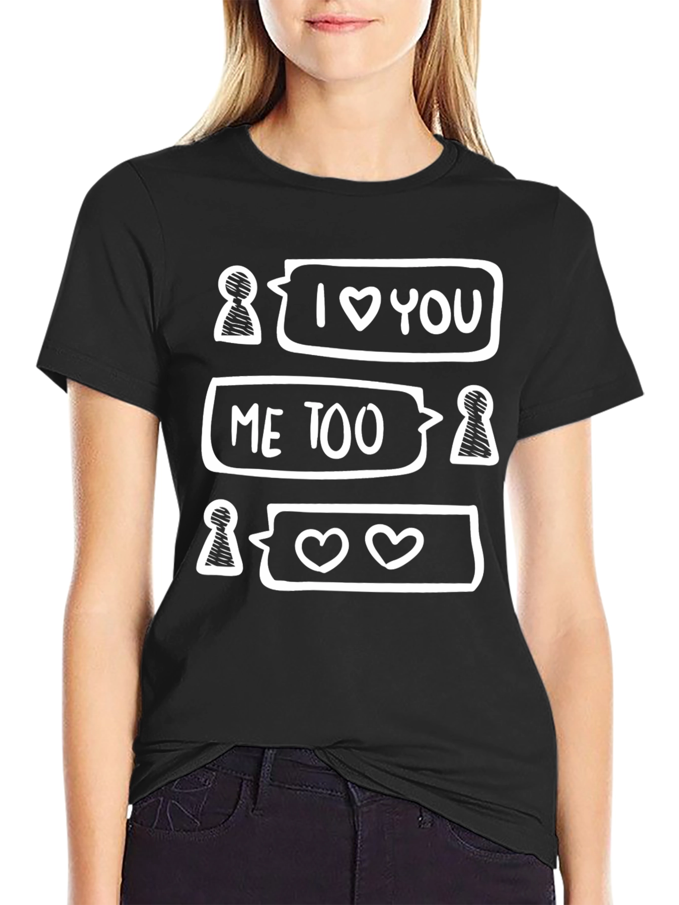 I Love You T-Shirt Funny Matching Couple Shirt