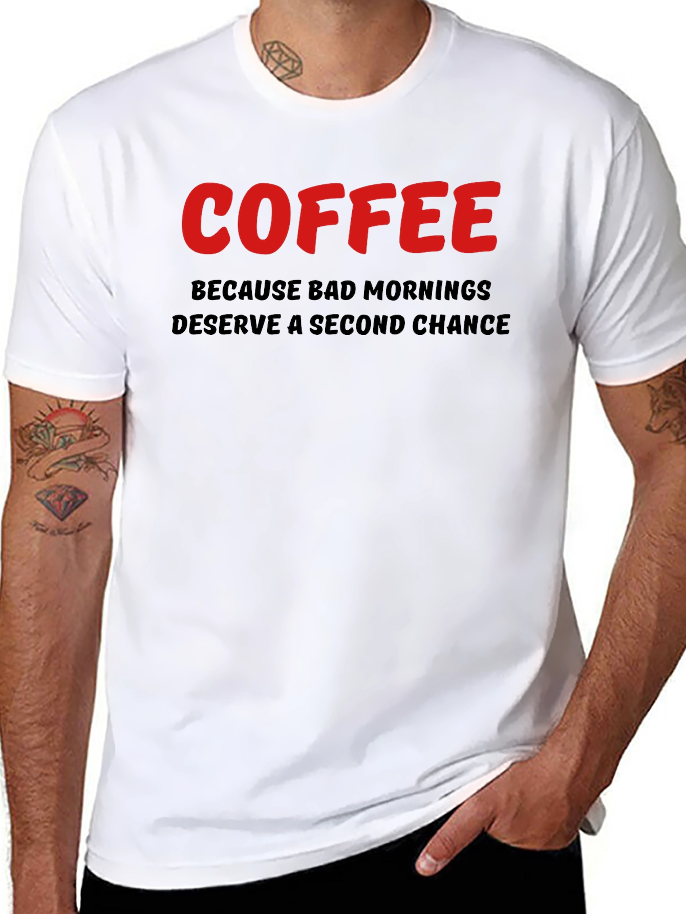 Coffee Second Chance Graphic T-Shirt