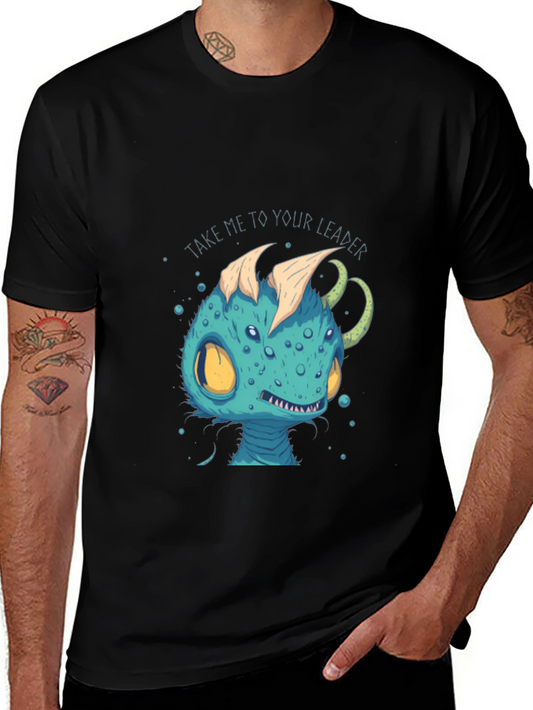Alien Creature T-Shirt - Take Me To Your Leader