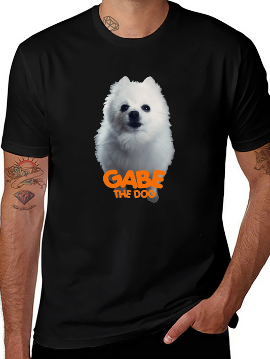 Gabe the Dog T-Shirt - Black Cotton Tee