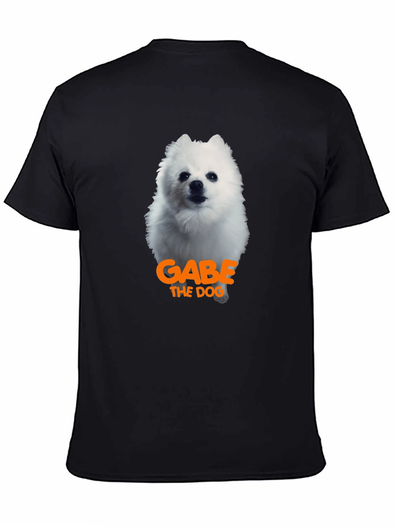 Gabe the Dog T-Shirt - Black Cotton Tee