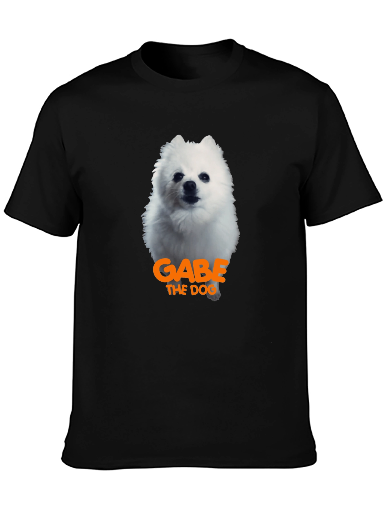 Gabe the Dog T-Shirt - Black Cotton Tee