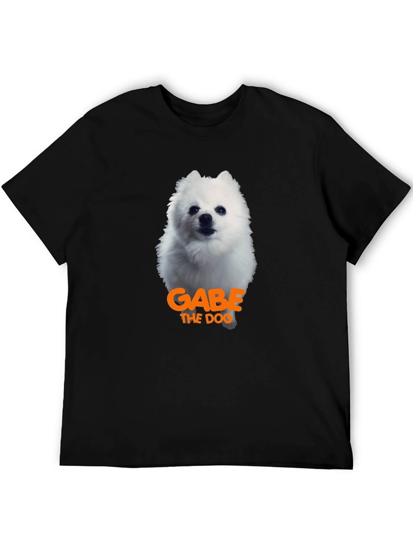 Gabe the Dog T-Shirt - Black Cotton Tee