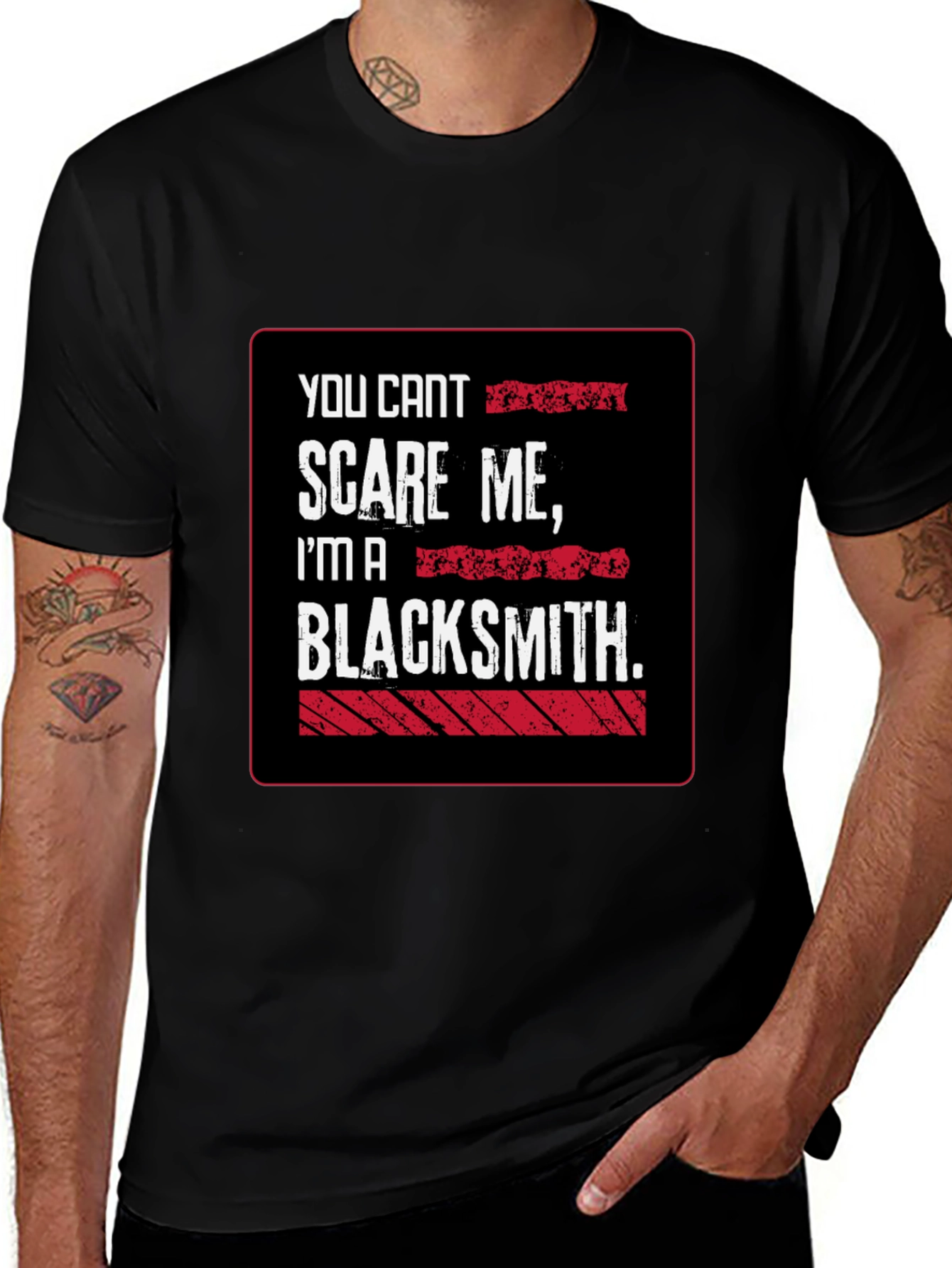 Blacksmith Humor T-Shirt - You Cant Scare Me
