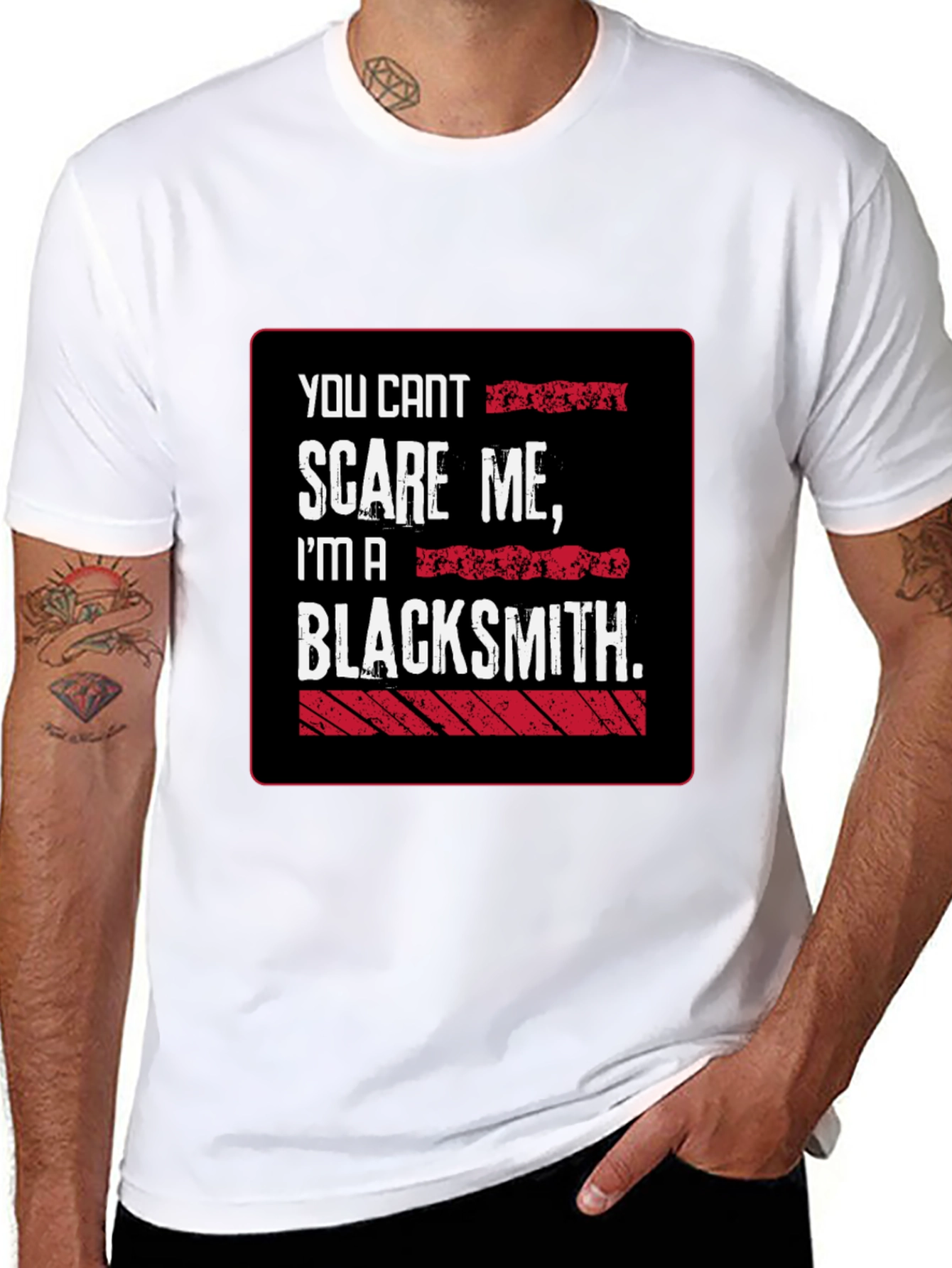 Blacksmith Humor T-Shirt - You Cant Scare Me