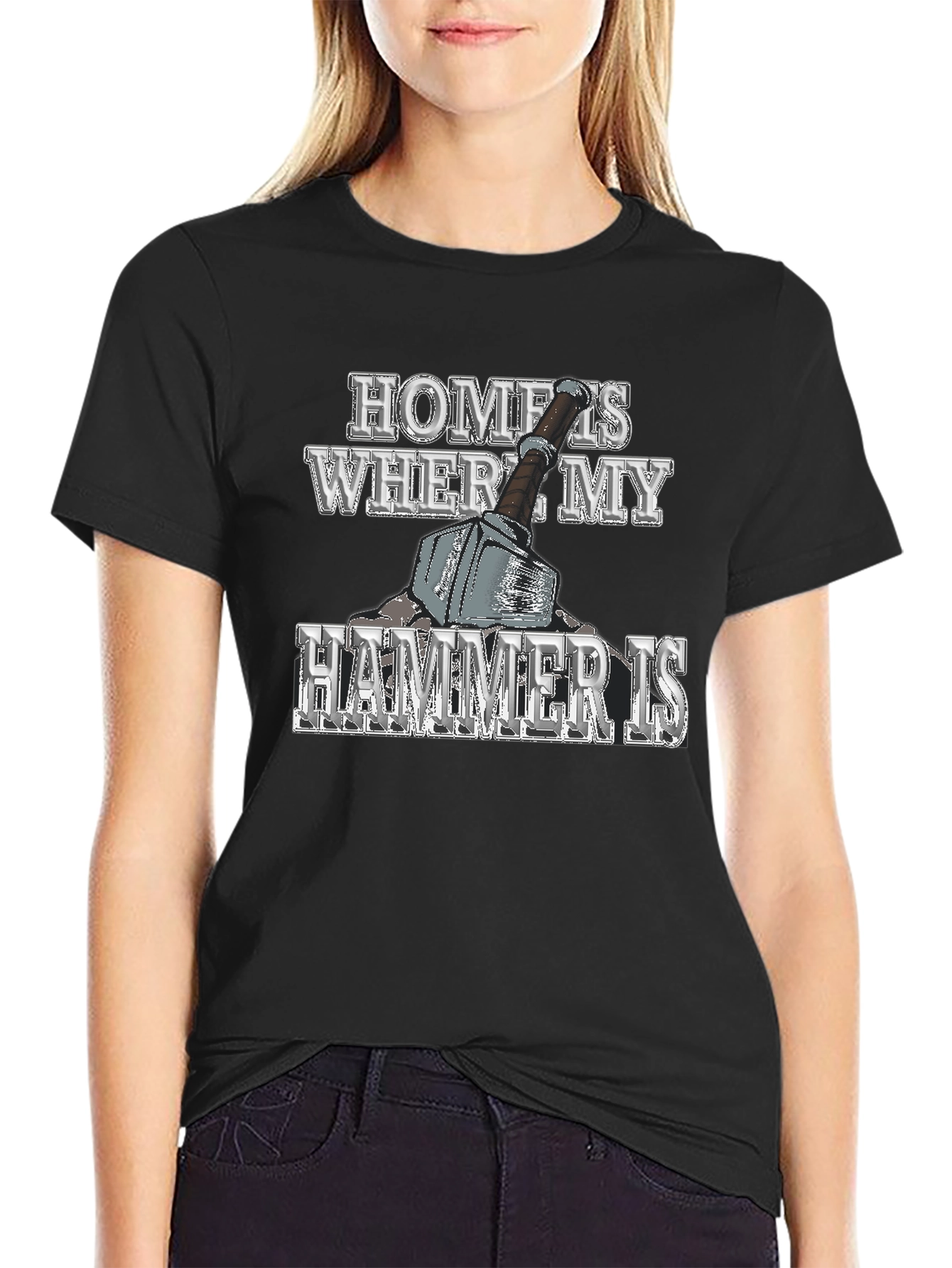 Home is Where My Hammer Is Mens Graphic T-Shirt