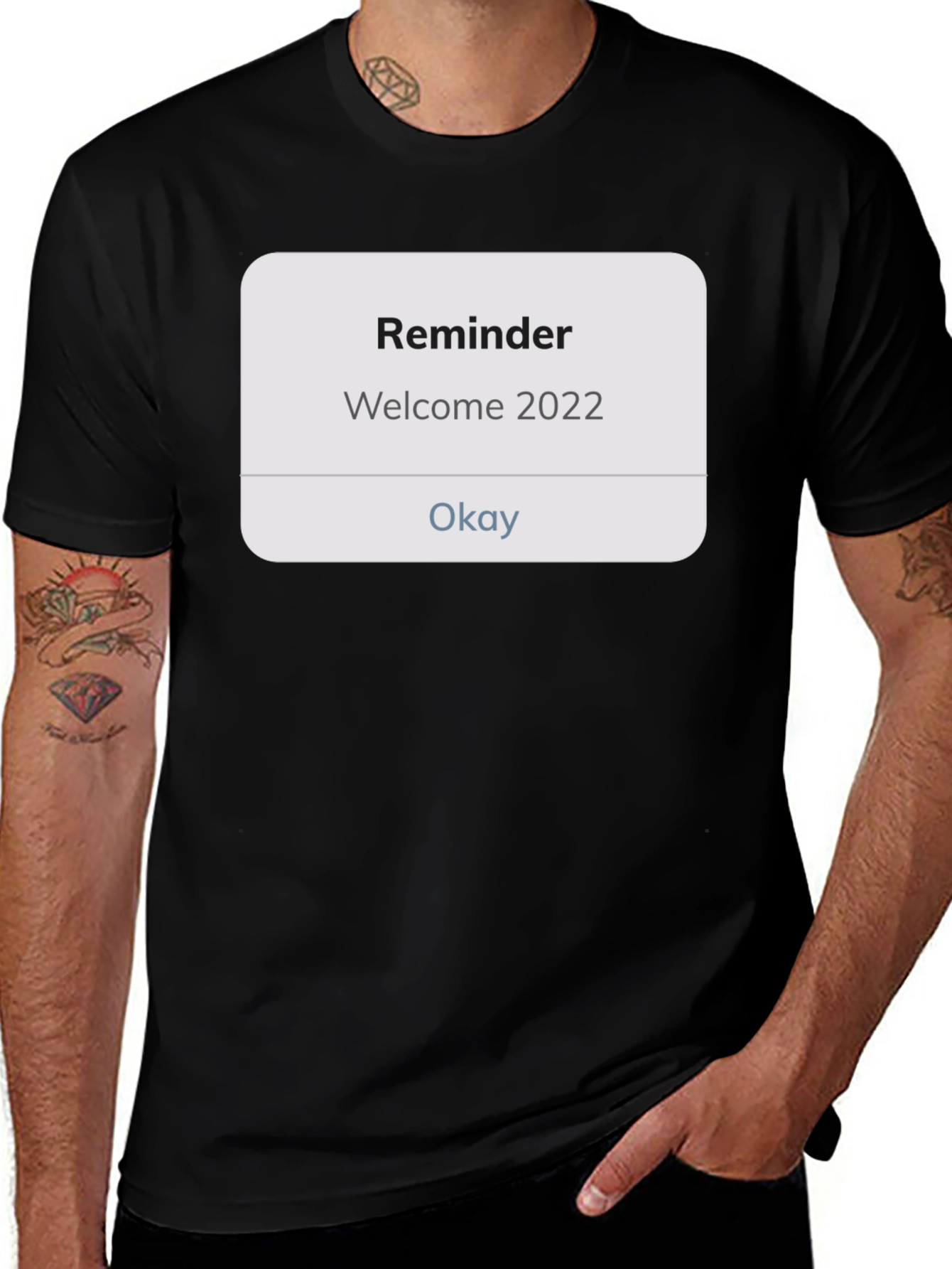 Reminder Welcome 2022 Black Tee