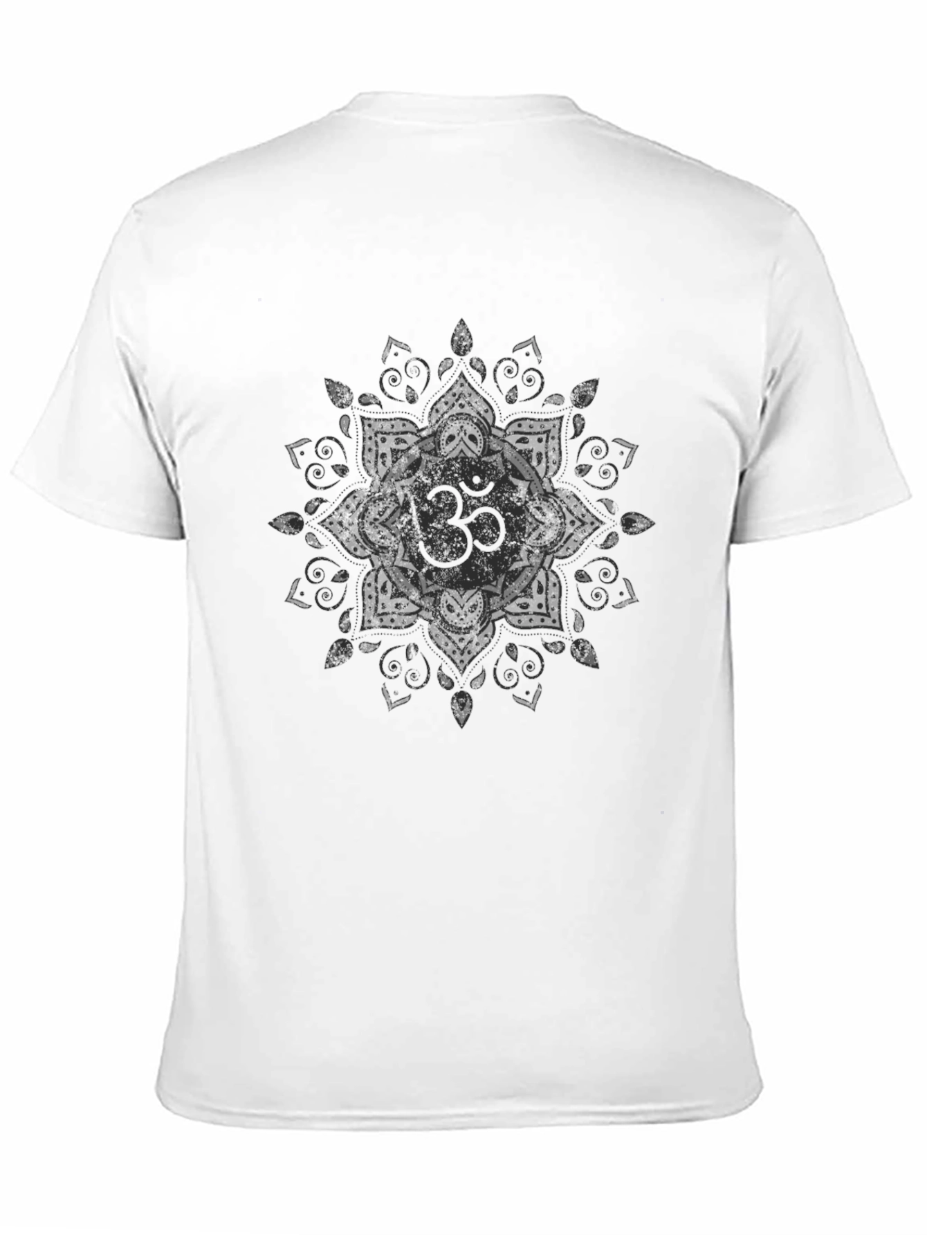 Om Mandala Graphic Tee - Black
