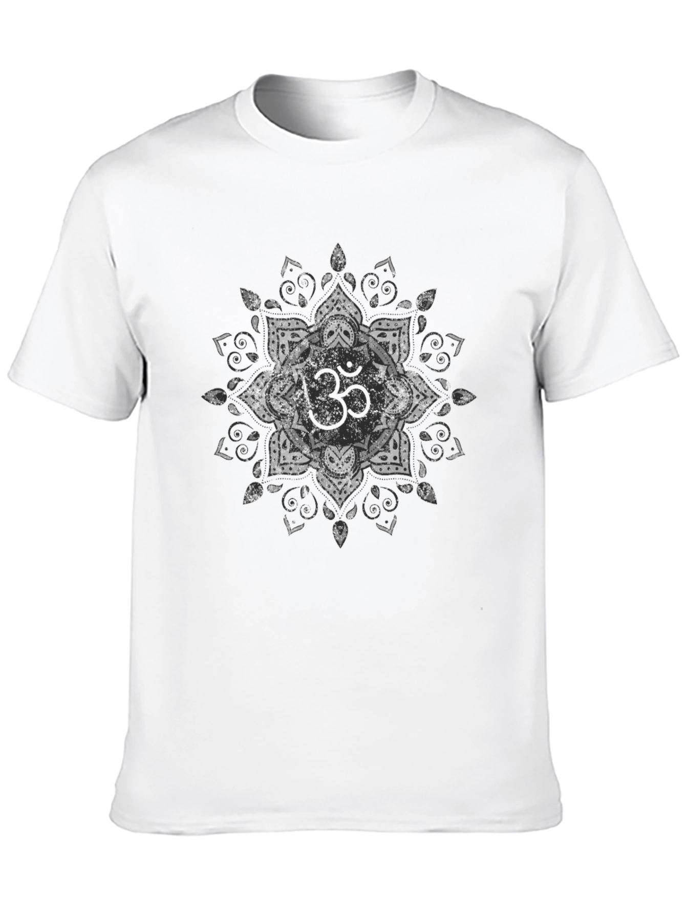 Om Mandala Graphic Tee - Black