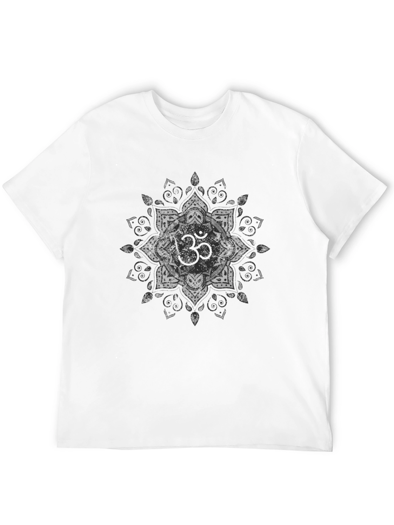 Om Mandala Graphic Tee - Black