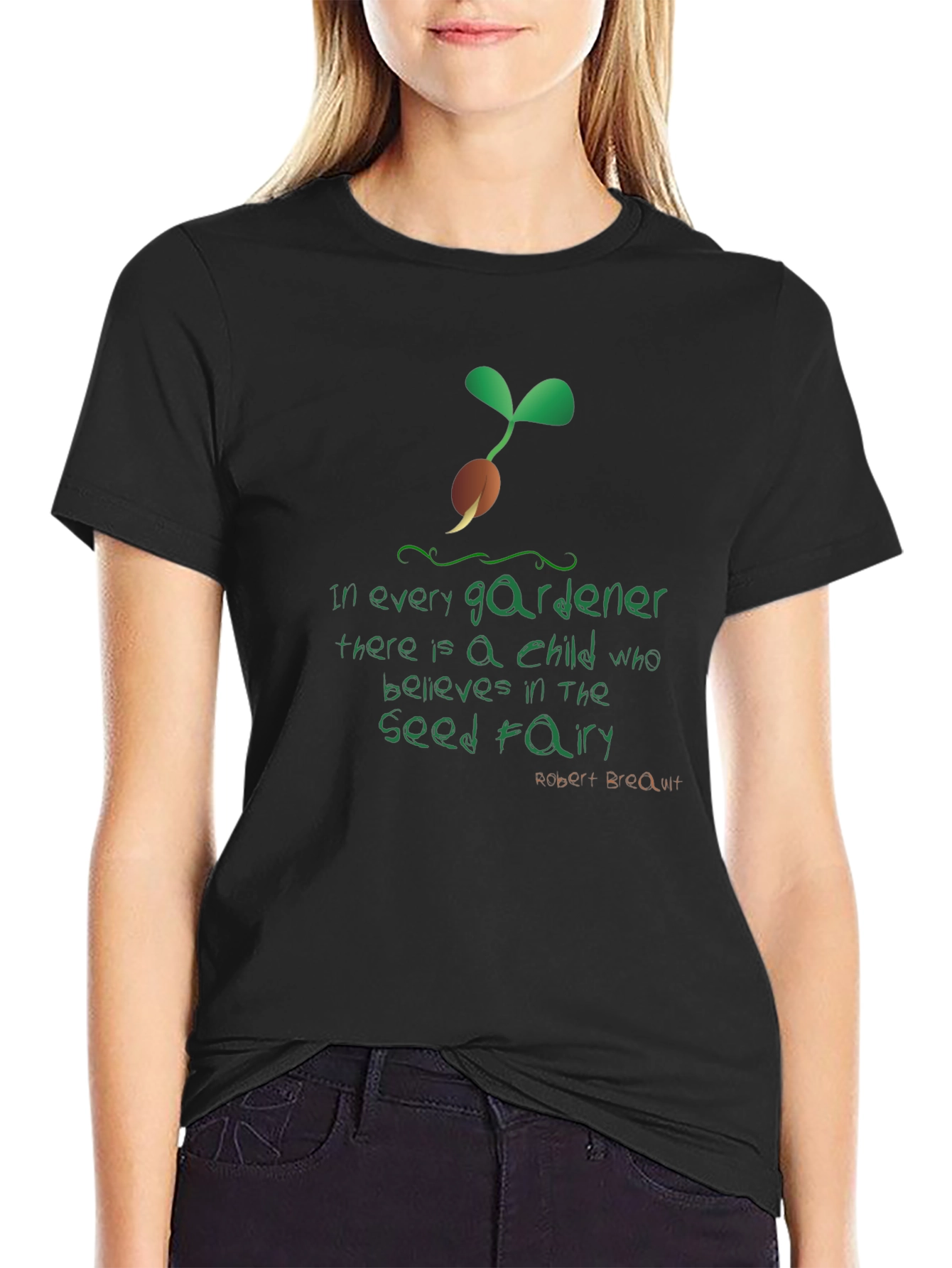 Gardener Seed Fairy T-Shirt - Nature Lover Tee