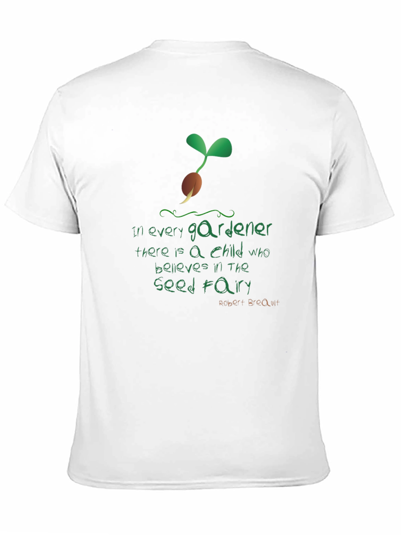 Gardener Seed Fairy T-Shirt - Nature Lover Tee