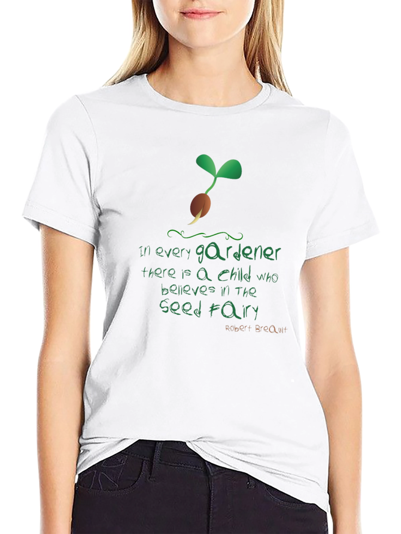 Gardener Seed Fairy T-Shirt - Nature Lover Tee