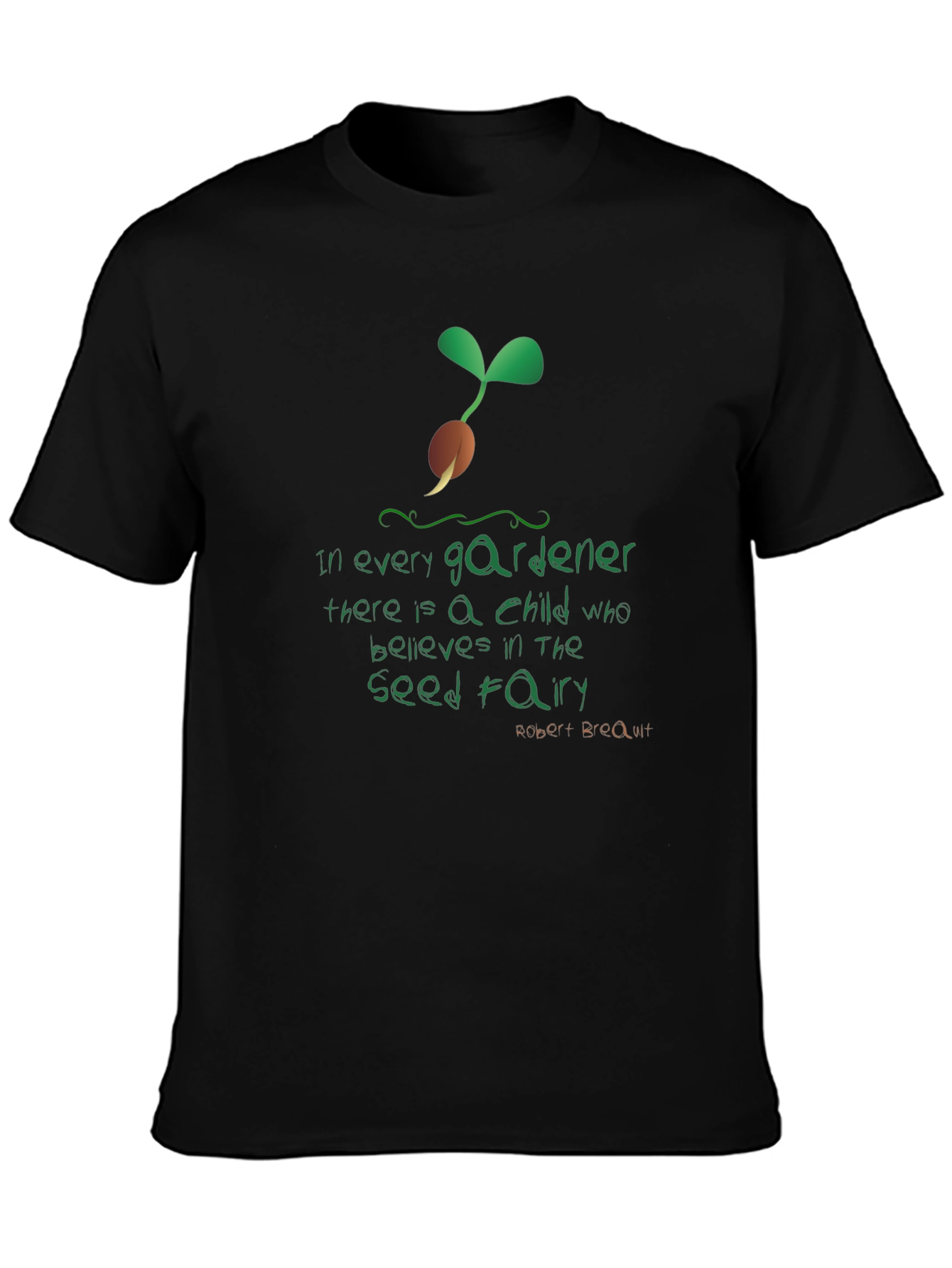 Gardener Seed Fairy T-Shirt - Nature Lover Tee