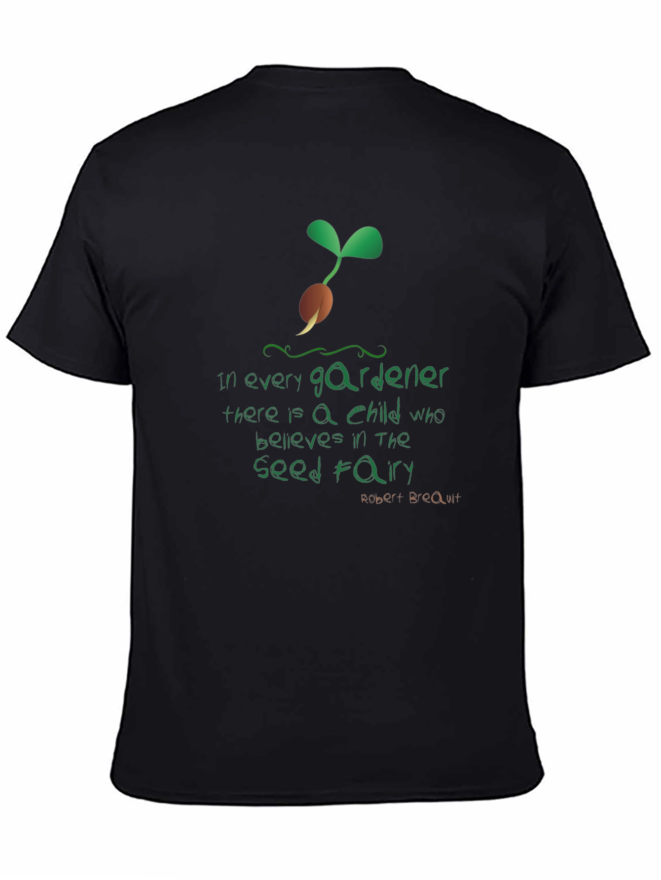Gardener Seed Fairy T-Shirt - Nature Lover Tee