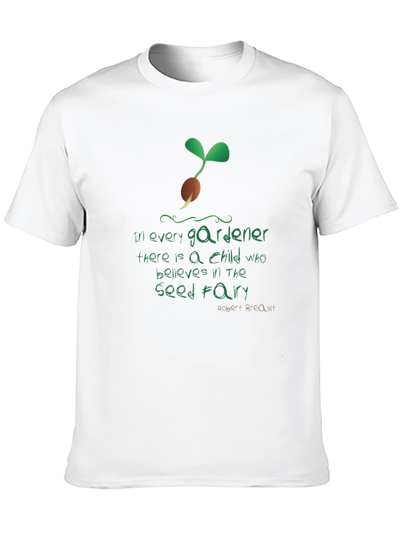 Gardener Seed Fairy T-Shirt - Nature Lover Tee