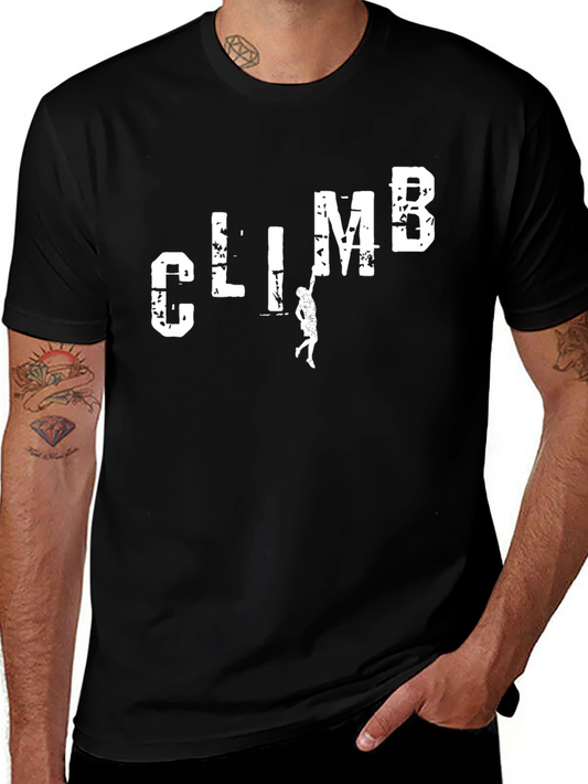 Climb Graphic T-Shirt - Rock Climbing Tee