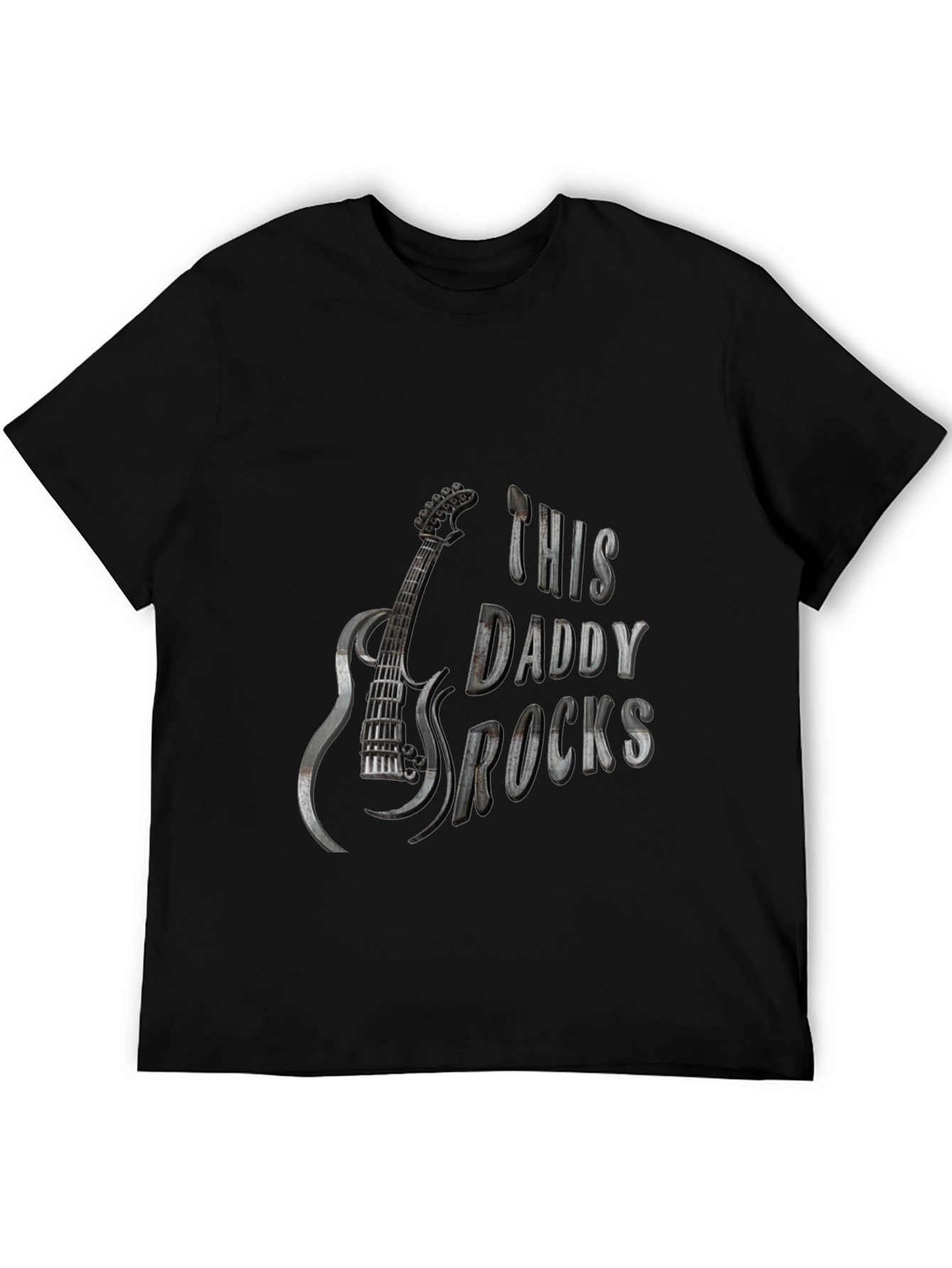 This Daddy Rocks Guitar T-Shirt