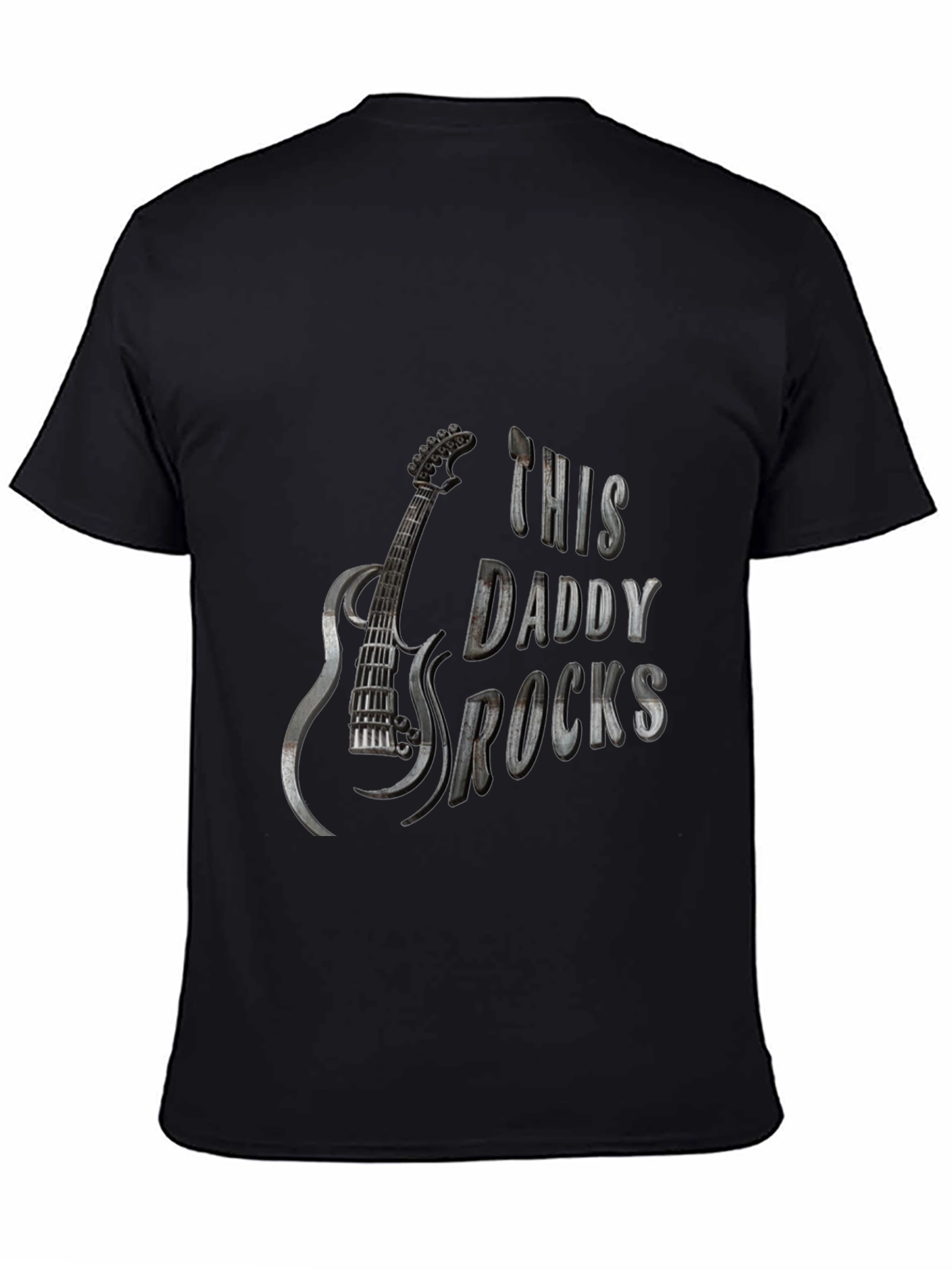This Daddy Rocks Guitar T-Shirt