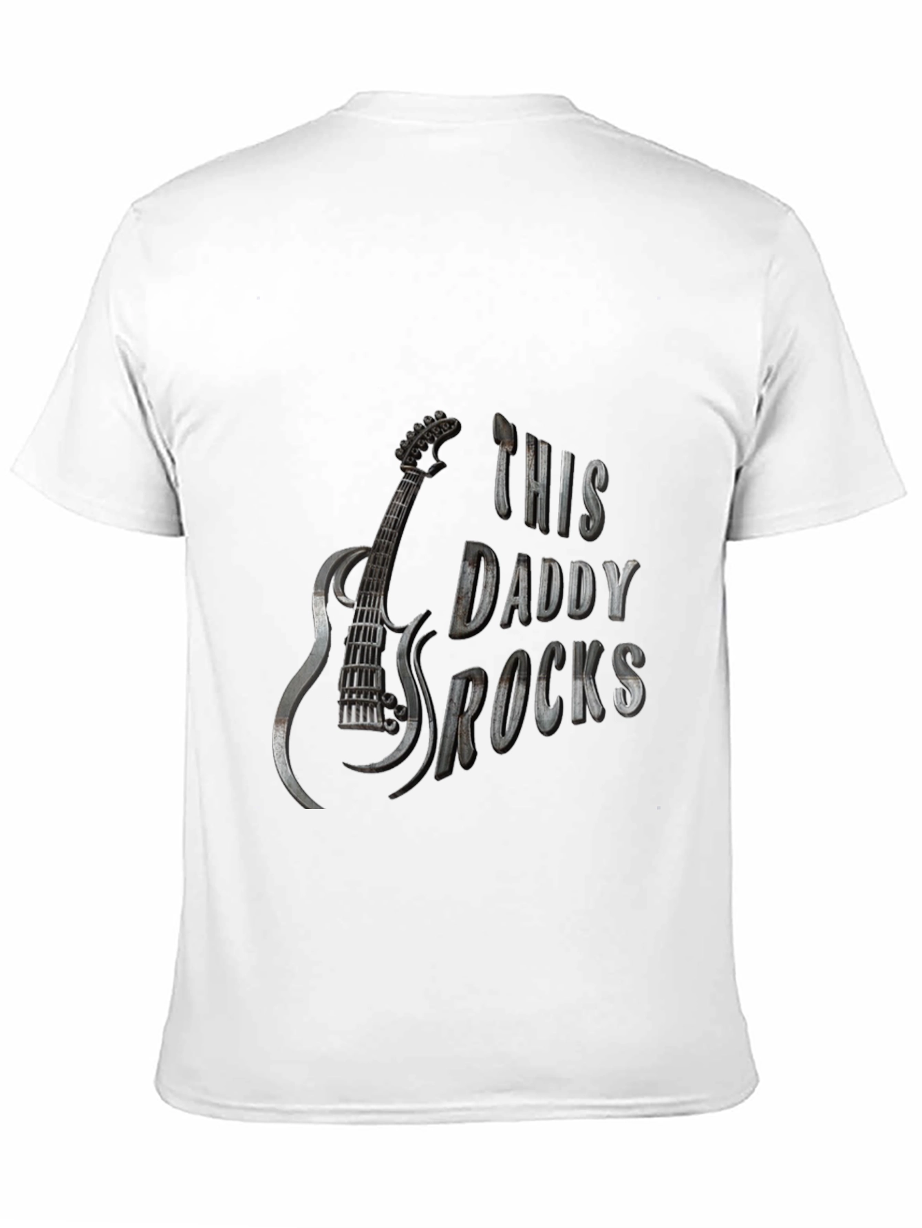 This Daddy Rocks Guitar T-Shirt